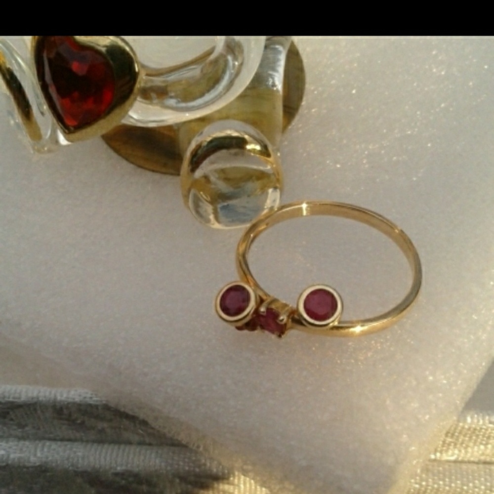 SET ring & earrings, RUBY ring & earrings,